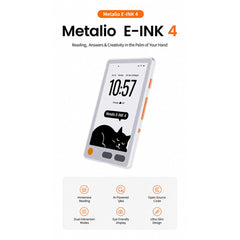 Metalio E-INK4 AI E-Reader, E-Ink Touchscreen