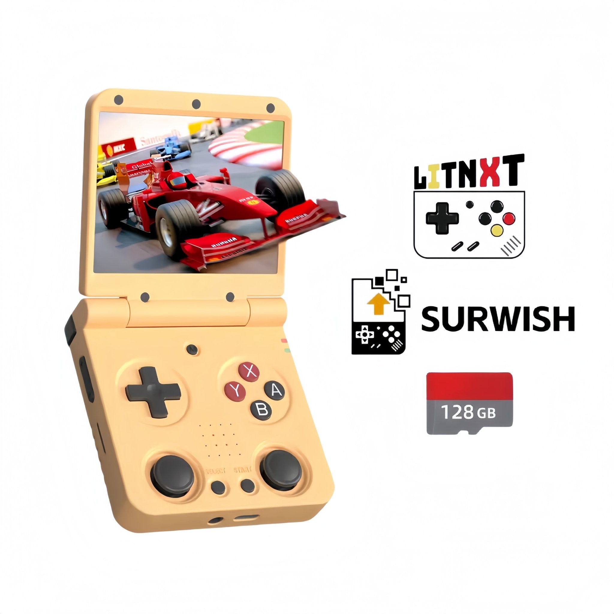 Amazon.com: Miyoo Flip V2 Handheld Game Console, 3.5-Inch