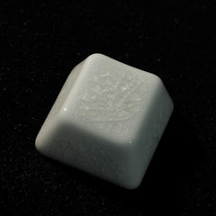 Original-Profile Crackle Ceramic WASD Keycaps/6.25U Spacebar Keycap