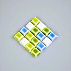 Original-Profile Crackle Ceramic WASD Keycaps/6.25U Spacebar Keycap