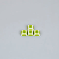 Original-Profile Crackle Ceramic WASD Keycaps/6.25U Spacebar Keycap