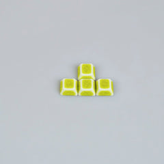 Original-Profile Crackle Ceramic WASD Keycaps/6.25U Spacebar Keycap