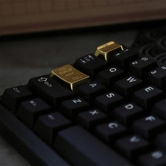 Gold-Bar Zinc Alloy Keycap - Original-Profile 1 PCS
