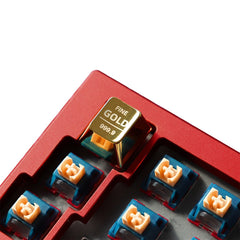 Gold-Bar Zinc Alloy Keycap - Original-Profile 1 PCS