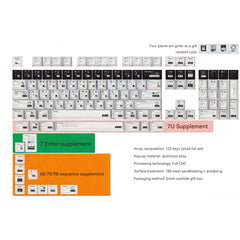 Original-Profile Parametric Aluminum Alloy Keycaps for Wooting ROG Azoth