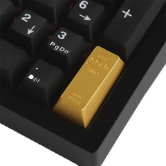 Original-Profile Zinc Alloy Gold Bar Enter Keycap