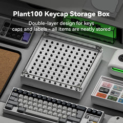 Plant100 3D-Printed Magnetic Keycap Storage & Display Box