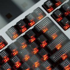 Polka Dot Matte Fog Original-Profile 1.7 mm Thick Keycaps