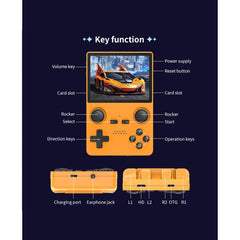 Powkiddy X35S 3.5-inch IPS Screen Handheld Game Console