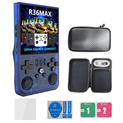 R36MAX Ark OS 4-Inch Retro Handheld Game Console with Carry Case