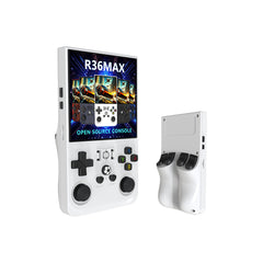 R36MAX 4-Inch Retro Handheld Game Console with Carry Case