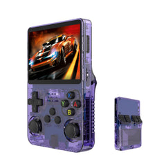 R36MAX 4-Inch Retro Handheld Game Console with Carry Case