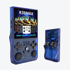 R36MAX 4-Inch Retro Handheld Game Console with Carry Case