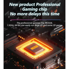 R36MAX Ark OS 4-Inch Retro Handheld Game Console with Carry Case