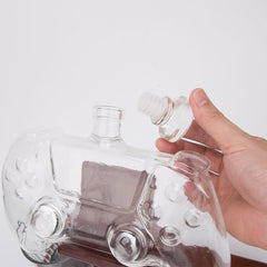 25.4 Oz Game Controller Whiskey Decanter Set with 2 Glasses