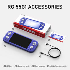 RG55G1 5.5-inch Screen Android Handheld Console with G1 GEN2 Processor