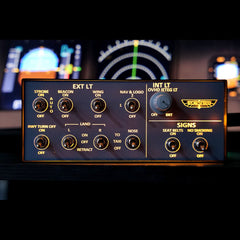 Rowsfire A101 V3.0 A320 mini Light OVHD OVERHEAD Panel for MSFS 2020/2024 - Compatible with FENIX, FBW, Inibuilds & PMDG - Windows Home Cockpit