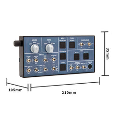 Rowsfire A102 A350/A320 mini Light OVERHEAD OVH-Panel for MSFS 2020/2024 (Backlit+Aluminum Alloy Housing Edition) - Windows Flight Sim Home Cockpit