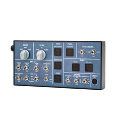 Rowsfire A102 A350/A320 mini Light OVERHEAD OVH-Panel for MSFS 2020/2024 (Backlit+Aluminum Alloy Housing Edition) - Windows Flight Sim Home Cockpit