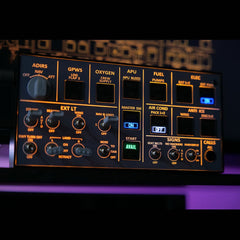 Rowsfire A106 pro V2.0 A320 Light OVHD OVERHEAD Panel for MSFS 2020/2024 - Compatible with FENIX A320, FBW A320 & iniA320 - Windows Flight Sim Home Cockpit