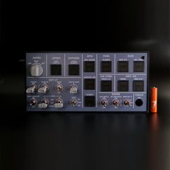 Rowsfire A106 pro V2.0 A320 Light OVHD OVERHEAD Panel for MSFS 2020/2024 - Compatible with FENIX A320, FBW A320 & iniA320 - Windows Flight Sim Home Cockpit