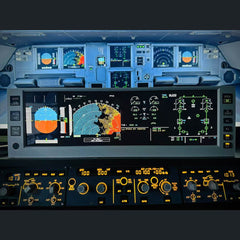 Rowsfire A108 A320/A350/A380 PFD ND ECAM EWD 4-in-1 Flight Display Panel for MSFS 2020/2024 - Windows Home Cockpit Panel(Upgrade Process, Please wait 1-2 months for delivery)