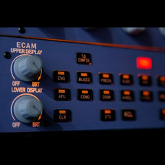 Rowsfire A109 V3.0 A320/A310/A350 ATT-ADIRS-EIS XECAM HOME-COCKPIT Landing-Gear-Indicator Integrated Panel for MSFS 2020/2024 - Compatible with Fenix, FBW & ini