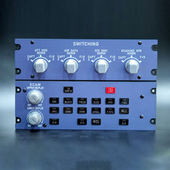 Rowsfire A109 V3.0 A320/A310/A350 ATT-ADIRS-EIS XECAM HOME-COCKPIT Landing-Gear-Indicator Integrated Panel for MSFS 2020/2024 - Compatible with Fenix, FBW & ini