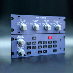 Rowsfire A109 V3.0 A320/A310/A350 ATT-ADIRS-EIS XECAM HOME-COCKPIT Landing-Gear-Indicator Integrated Panel for MSFS 2020/2024 - Compatible with Fenix, FBW & ini