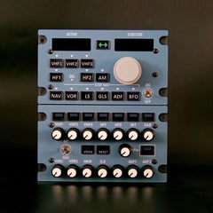 Rowsfire A111 1/1 Scale A320/A330/A350 RMP-ACP Panel for MSFS 2020/2024 & X-Plane(Ships within 15-20 days)