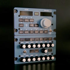 Rowsfire A111 1/1 Scale A320/A330/A350 RMP-ACP Panel for MSFS 2020/2024 & X-Plane(Ships within 15-20 days)