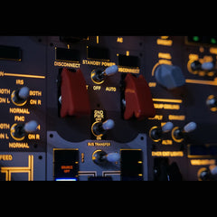 Rowsfire B107 B737 Light OVHD OVERHEAD Panel for MSFS 2020/2024, Xplane 12(Pre-sale)