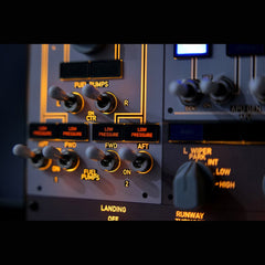 Rowsfire B107 B737 Light OVHD OVERHEAD Panel for MSFS 2020/2024, Xplane 12(Pre-sale)