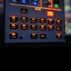 Rowsfire A103 V3.0 A320/A310/A350/XECAM HOME COCKPIT Landing Gear Indicator Integrated Panel for MSFS 2020/2024 - Compatible with Fenix, FBW & ini