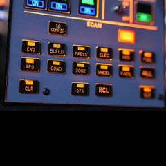 Rowsfire A103 V3.0 A320/A310/A350/XECAM HOME COCKPIT Landing Gear Indicator Integrated Panel for MSFS 2020/2024 - Compatible with Fenix, FBW & ini