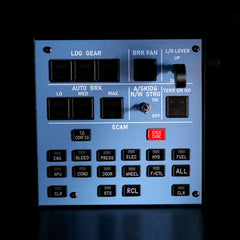 Rowsfire A103 V3.0 A320/A310/A350/XECAM HOME COCKPIT Landing Gear Indicator Integrated Panel for MSFS 2020/2024 - Compatible with Fenix, FBW & ini