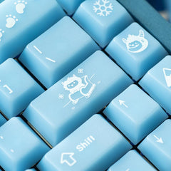 Snowman Original-Profile PC Translucent Keycap Set