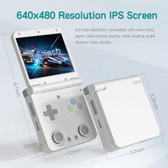 Miyoo Flip V2 Surwish OS Retro Handheld Game Console