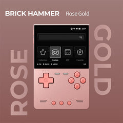 TRIMUI BRICK HAMMER Metal Retro Handheld Game Console(Only Black Available, Others in 2 weeks)