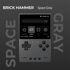 TRIMUI BRICK HAMMER Metal Retro Handheld Game Console(Only Black Available, Others in 2 weeks)