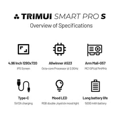 Trimui Smart Pro S Surwish CrossMix v1.3.9 Portable Game Console