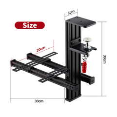 Universal Flight Simulator Joystick and Throttle Desk Mount