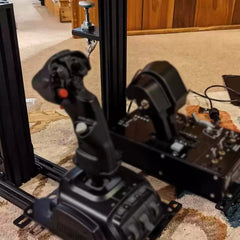 Universal Flight Simulator Joystick and Throttle Desk Mount