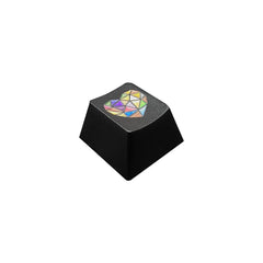 Vibrant Glass Heart Original R4 Profile 220-Grit Anodizing Aluminum Alloy Keycaps for ESC Row