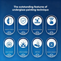 White Ceramic Keycaps, 87/104 Key OEM Profile Keycap Set