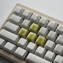 Original-Profile Crackle Ceramic 6.25U Spacebar Keycap,WASD Keycaps