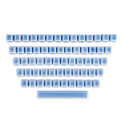 Crackle Ceramic Keycaps Set, OEM Profile 76/114 Keys for Mechanical Keyboard