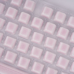 Crackle Ceramic Keycaps Set, OEM Profile 76/114 Keys for Mechanical Keyboard
