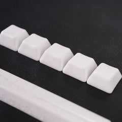Crackle Ceramic Keycaps Set, OEM Profile 76/114 Keys for Mechanical Keyboard