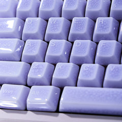 Crackle Ceramic Keycaps Set, OEM Profile 76/114 Keys for Mechanical Keyboard